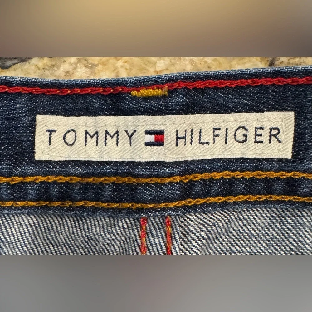 Tommy Hilfiger Jeans Straight Leg Mid Rise 100% Cotton Denim Women's Size 8R